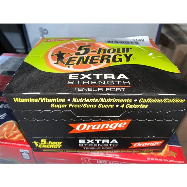 CASE LOT 5 hour energy extra strength orange 12 x 57ml