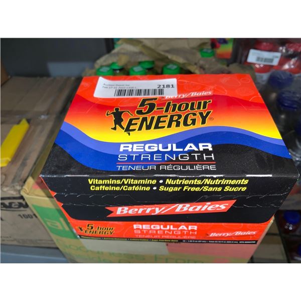 CASE LOT 5 hour energy berry 12 x 57ml