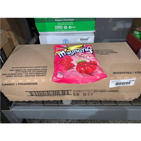 CASE LOT Maynards swedish berries 12 x 185g