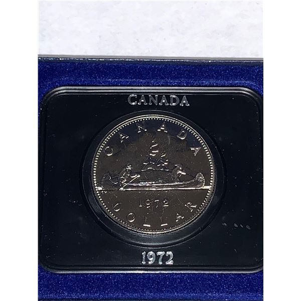 Canada Mint 1972 $1.00 Cased Collector Coin