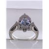 Image 1 : Contemporary design Ladies .75 Carat Solitaire Engagement ring size 7