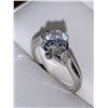 Image 2 : Contemporary design Ladies .75 Carat Solitaire Engagement ring size 7