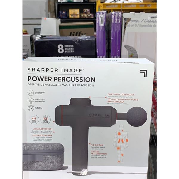 Sharper image power percussion massage gun