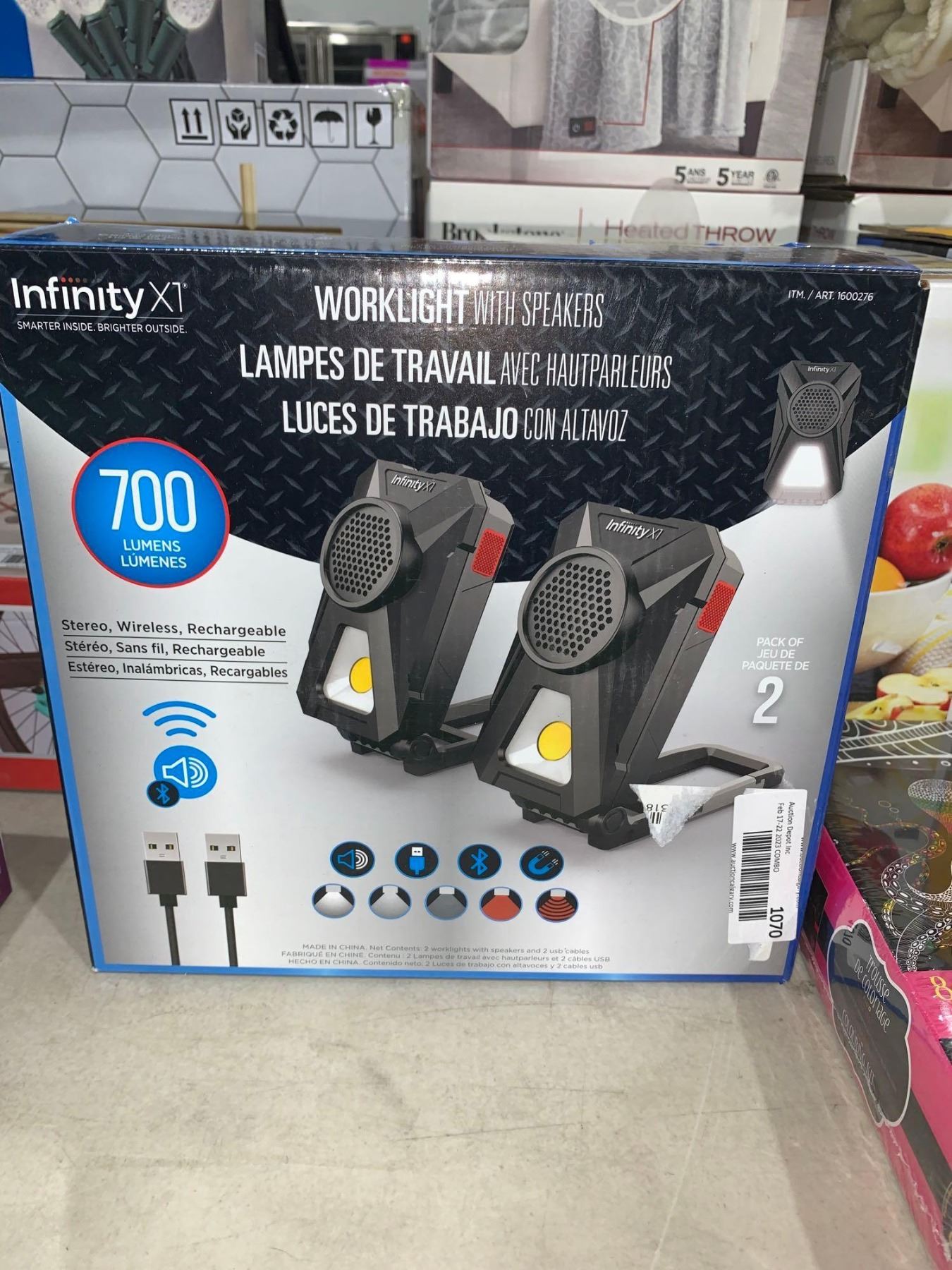 Infinity Work Light infinity x1 worklight with speakers