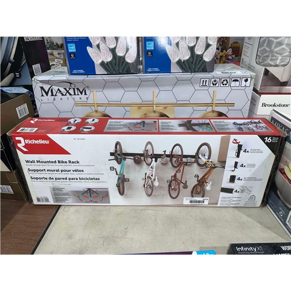 Richelieu wall mounted bike rack