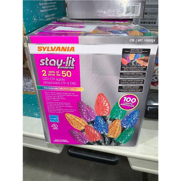 Sylvania stay-lit multicolor lights