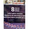 Image 2 : 8 piece led lawn stakes