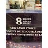 Image 2 : 8 piece led lawn stakes