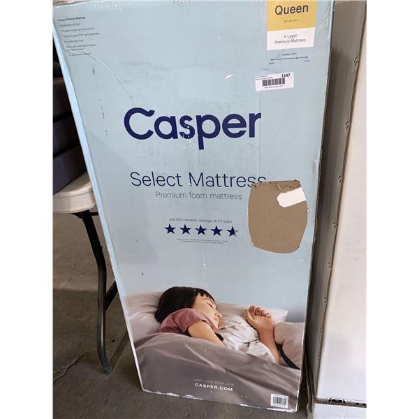 Casper queen size mattress