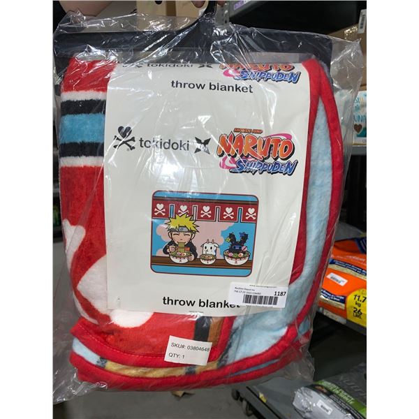 Naruto throw blanket
