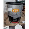 Image 1 : C.I.L Platinum onyx black paint 4 x 3.78L