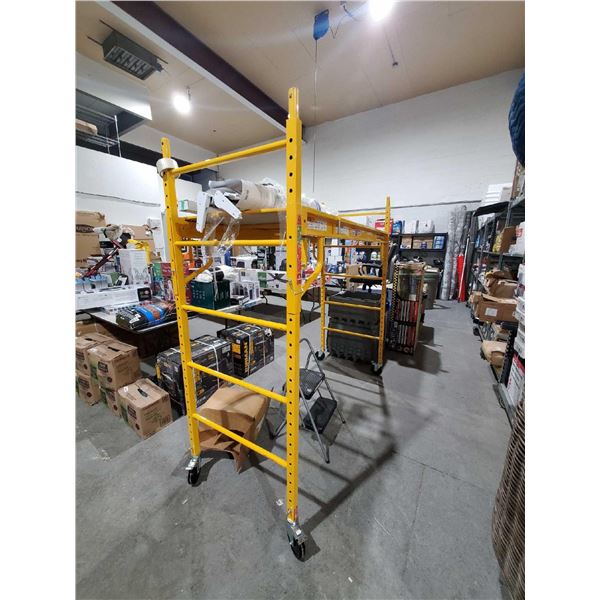 NEW Metaltech 6'L Rolling Bakers Scaffolding