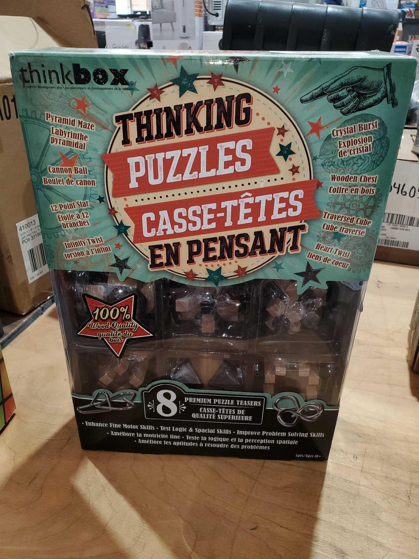 Think box thinking puzzles