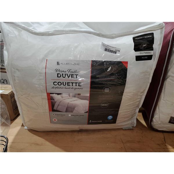 Prime feather duvet queen size
