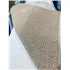 Image 2 : NEW FULL ROLL of Mohawk Starcrest Residential Carpet Level Loop Beige Pecos - NEW IN PLASTIC - 12FT 