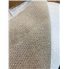 Image 5 : NEW FULL ROLL of Mohawk Starcrest Residential Carpet Level Loop Beige Pecos - NEW IN PLASTIC - 12FT 