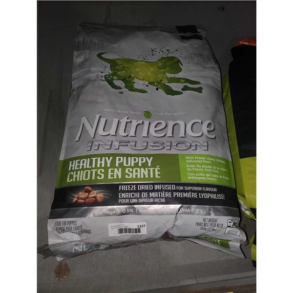 Nutrience infusion healthy puppy 22lbs