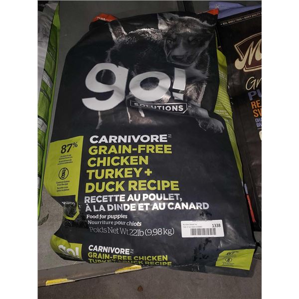 Go! carnivore grain-free chicken turkey and duck recipe 22lbs
