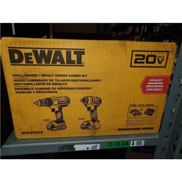 NEW Dewalt drill/driver combo kit
