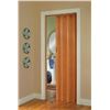 Image 1 : Renin Colonial Elegance - "Encore" Model - PVC folding door-  24" to 36” x 80"- Oak