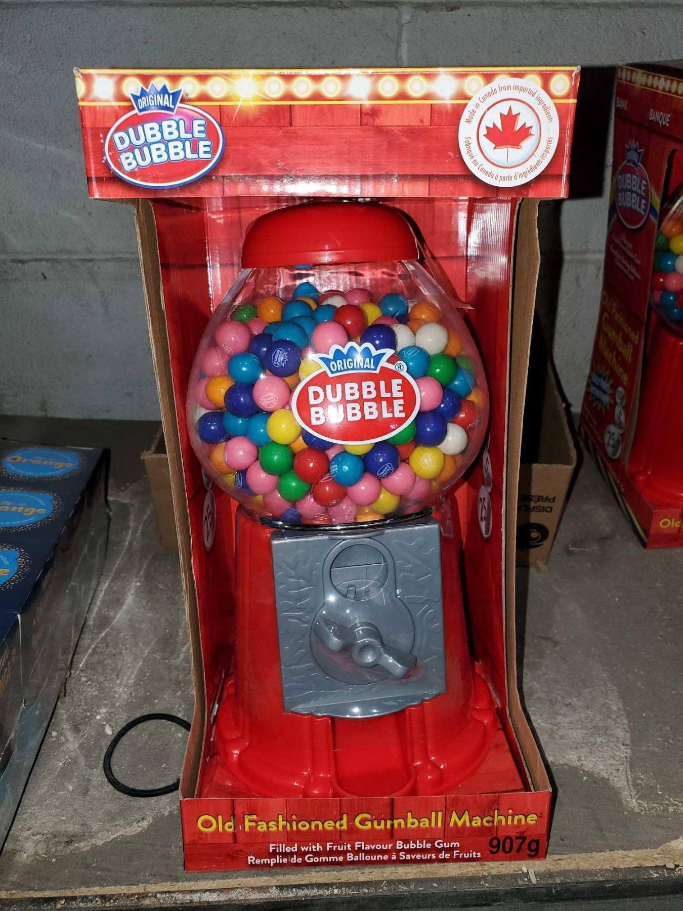 Guimball Machine Double Bubble Old Fashioned Gumball Machine with Gumballs
