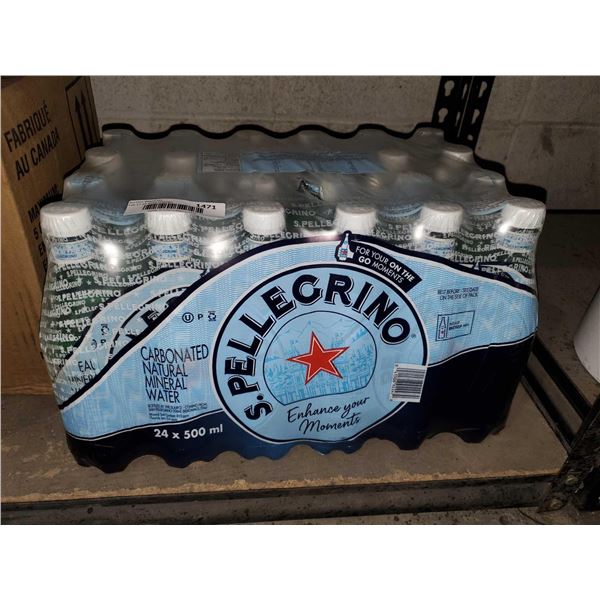 S. Pellegrino Carbonated Natural Mineral Water 24x500ml