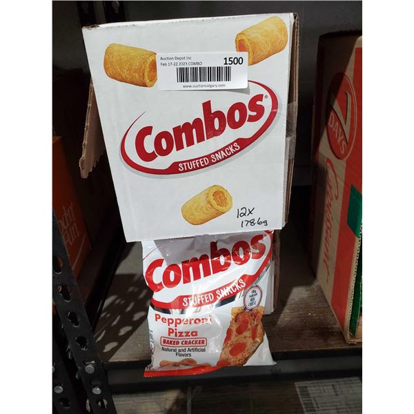 Combos Stuffed Snacks - Pepperoni Pizza Flavor 12x178.6g
