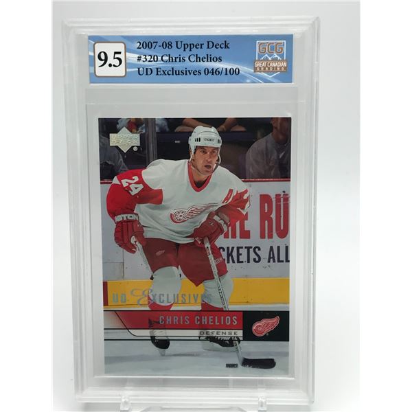 2007-08 UD EXCLUSIVES 046/100 CHRIS CHELIOS (GCG 9.5)