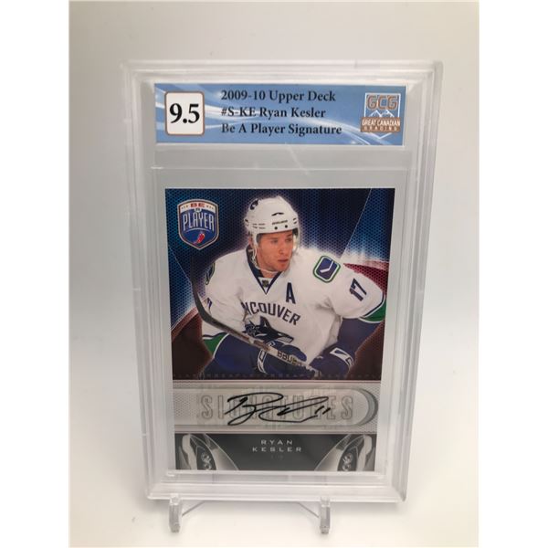 2009-10 BE A PLAYER SIGNATURE AUTOGRAPH RYAN KESLER (GCG 9.5)