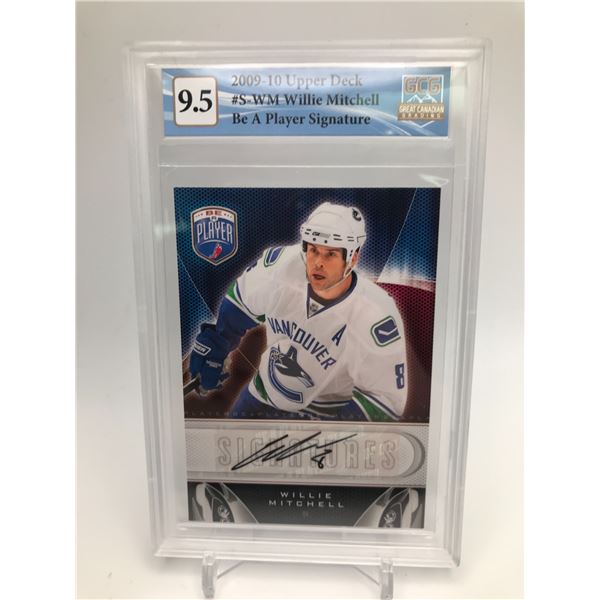 2009-10 BE A PLAYER SIGNATURE AUTOGRAPH WILLIE MITCHELL (GCG 9.5)
