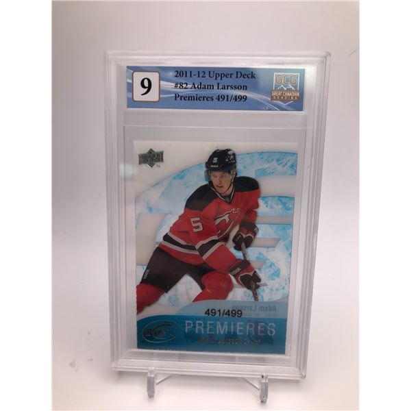 2011-12 LTD ED 491/499 UPPER DECK ICE (RC) NO. 82 ADAM LARSSON (GCG 9)