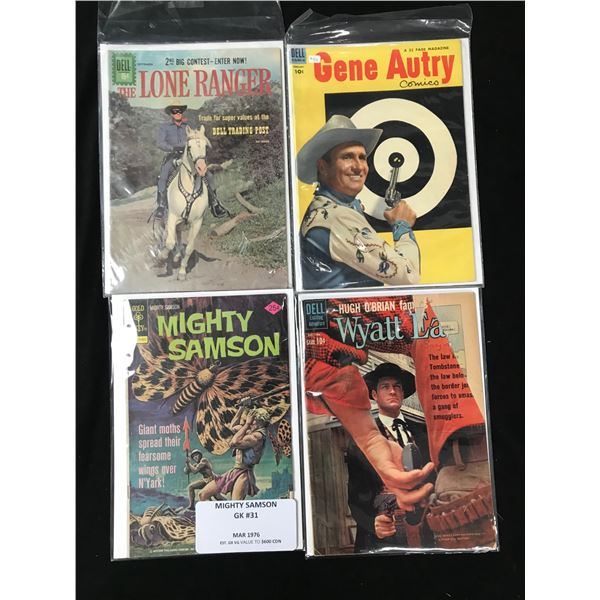 LOT OF 4 VINTAGE COMICS (DELL AND GOLD KEY COMICS)