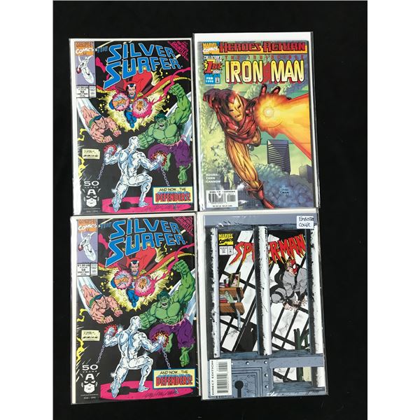 LOT OF 4 SUPERHERO COMICS (MARVEL COMICS)