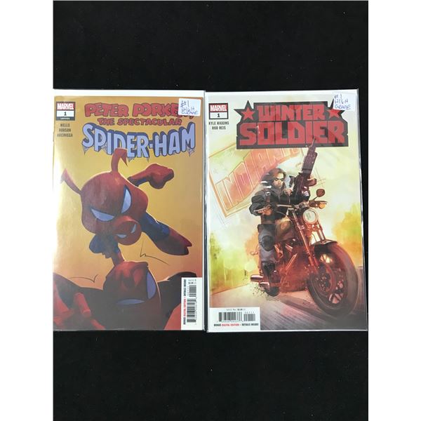 SPIDER-HAM #1 AND WINTER SOLDIER #1 (MARVEL COMICS)