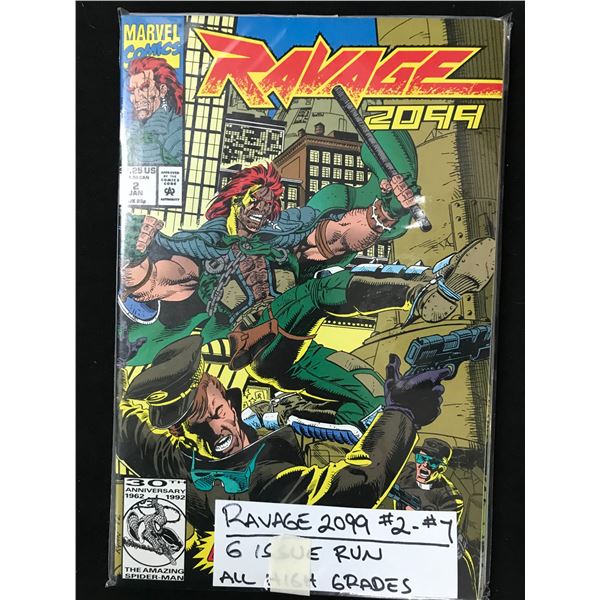 RAVAGE 2099 #2 - #7 (MARVEL COMICS)