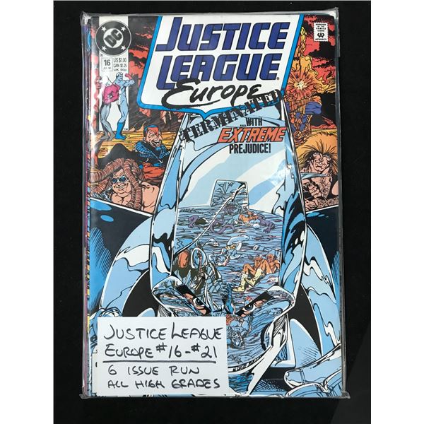 JUSTICE LEAGUE EUROPE #16- #21  (DC COMICS)