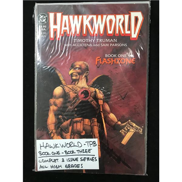 HAWKWORLD #1 - #3 (DC COMICS)