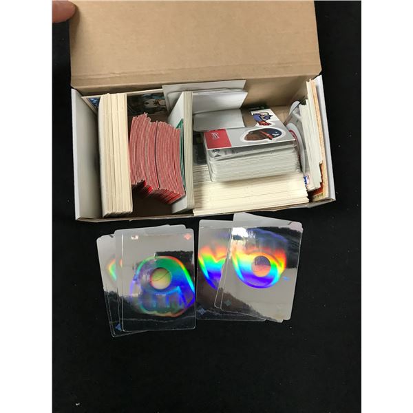 LOT OF MISC BASEBALL STICKER HOLOGRAMS AND CARDS