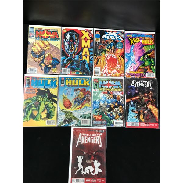 LOT OF SUPERHERO COMICS (MARVEL COMICS)