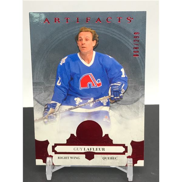 LIMITED EDITION 008/299 GUY LAFLEUR RED ARTIFACTS