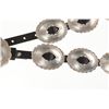 Image 9 : Navajo Sterling and Genuine Leather Concho Belt