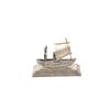 Image 5 : Native American .900 Silver Canoe Figure