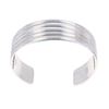 Image 5 : Navajo Nora Tahe Five Band Sterling Cuff Bracelet