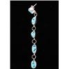 Image 2 : Navajo Turquoise Sterling Silver Dangle Earring