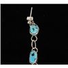 Image 8 : Navajo Turquoise Sterling Silver Dangle Earring