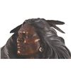 Image 2 : Daall Liarett Bronze Indian Bust Wall Mount c 1993