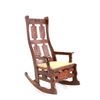 Image 2 : 19th C. Walnut Black Forest Style Rocking Chair