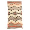 Image 1 : Navajo Banded Crystal Eye Dazzler Rug c. 1960's