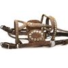 Image 8 : 19th Century Studded Tacked Harness Bridle