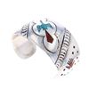 Image 7 : Navajo Tommy Singer Chipped Inlay Bracelet c 1960s